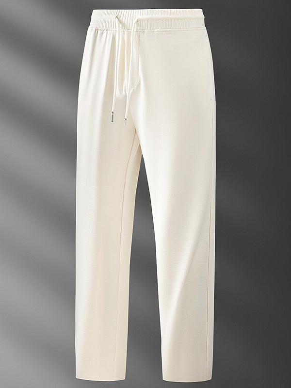 Thin Modal Sweatpants Mens Casual Straight-Leg Pants