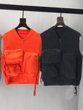 Workwear Men's And Women's Vests Trend Sleeveless Casual Vest