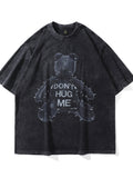 Hip Hop Oversized Streetwear Vintage T-shirts Bear