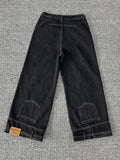 Wide Leg Flip Pocket Jeans