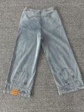 Wide Leg Flip Pocket Jeans