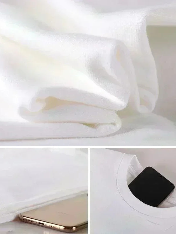 Personality Letter Pattern Oversized T-shirt Men