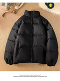 Thickened Stand Up Collar Puffer Jacket For Men