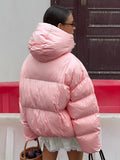 Thick Puffer Jacket, Warm Cotton Coat