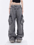 Men's Wide Leg Straight Jeans